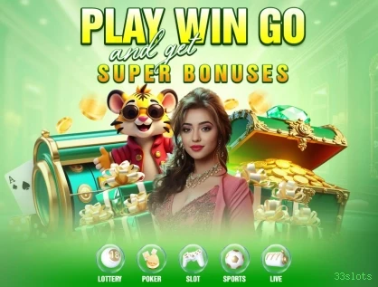 Conta 33slots sincronizada site e app