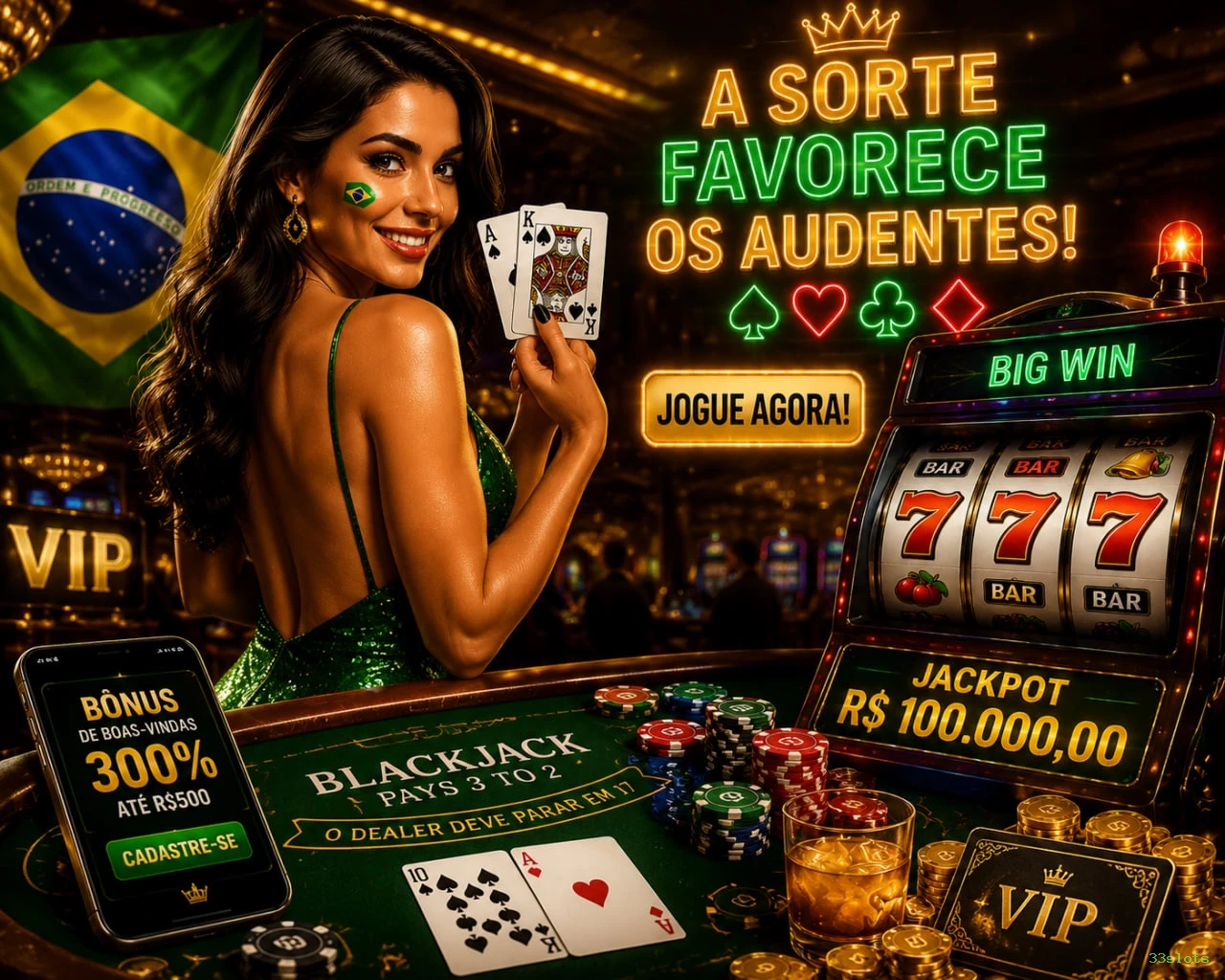 Cassino 33slots - mesas ao vivo e jogos