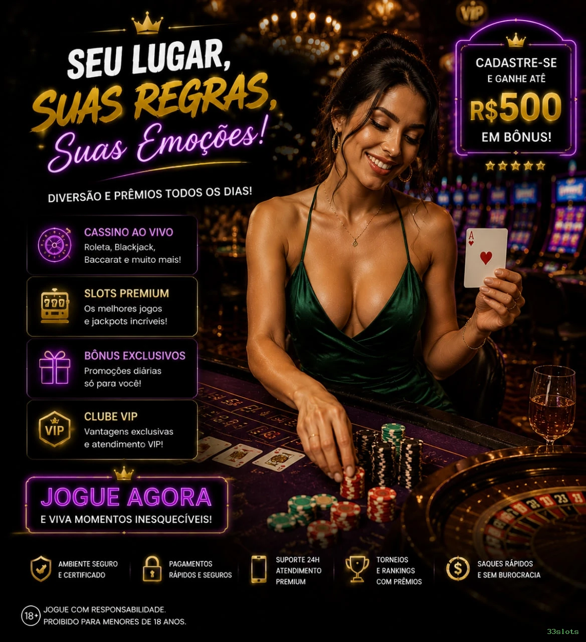 Slots com prêmios 33slots